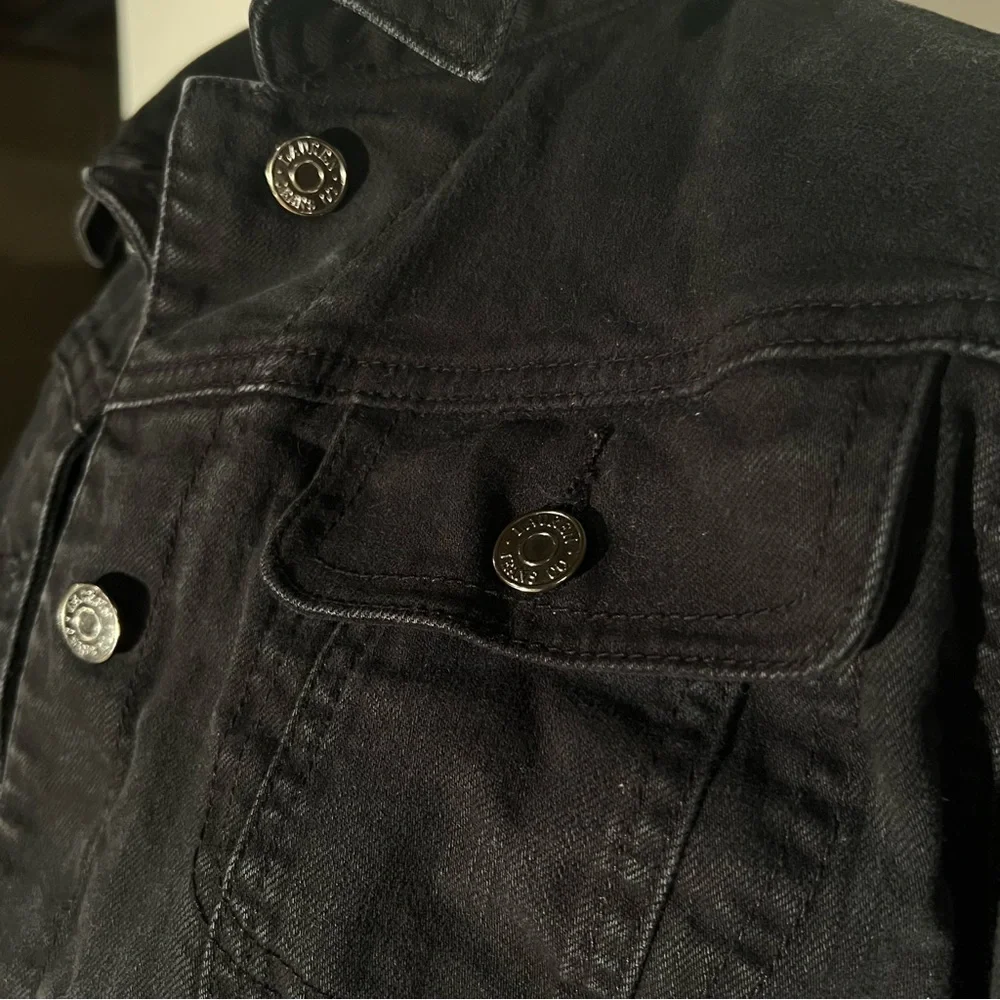 LAUREN RALPH LAUREN Black Cotton Jean Jacket - Picture 10 of 13